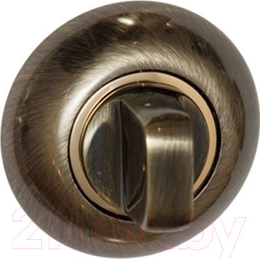 Изображение товара Фиксатор дверной защелки Lockstyle Круглая WC AB/PB (бронза/золото)