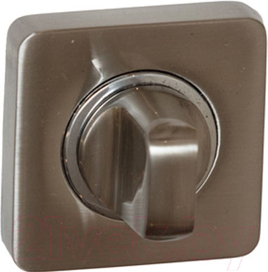 Изображение товара Фиксатор дверной защелки Lockstyle Квадратная PRO-ZQ WC SN/CP (матовый никель/хром)