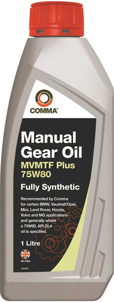 Изображение товара Трансмиссионное масло Comma MVMTF FS Plus 75W80 / MVP75801L (1л)