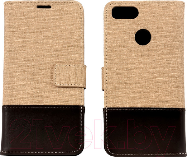 Изображение товара Чехол-книжка Case Muxma для Mi A1 Mi5X (золото)