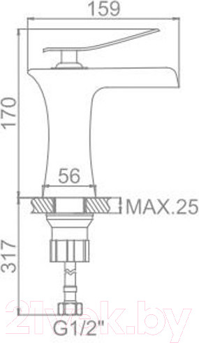 Изображение товара Смеситель Ledeme L1055-23