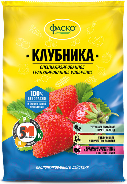 Изображение товара Удобрение Фаско 5М Для Клубники (1кг)
