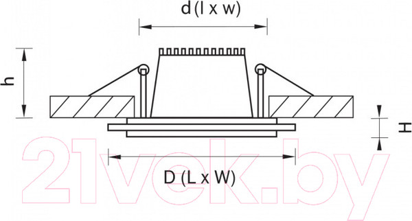 Изображение товара Точечный светильник Lightstar Acri 212012