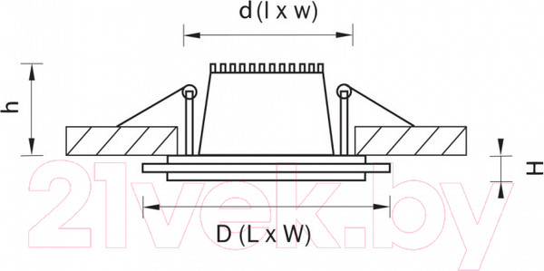 Изображение товара Точечный светильник Lightstar Acri 212031