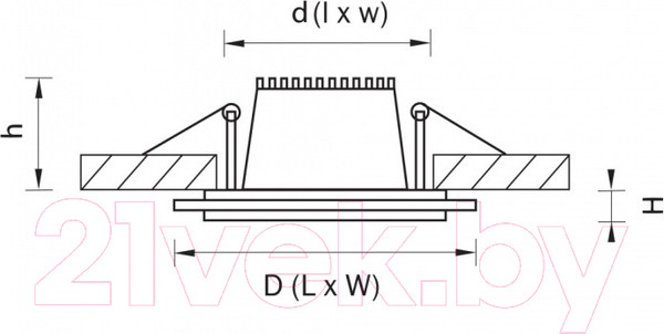 Изображение товара Точечный светильник Lightstar Acri 212032