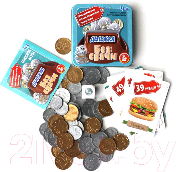 Изображение товара Настольная игра Десятое королевство Денежка. Без сдачи / 03565