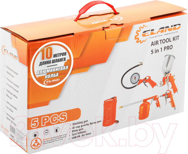 Изображение товара Набор пневмоинструмента Eland Pro 5in1 (5IN1PROEL)