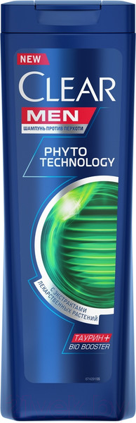 Изображение товара Шампунь для волос Clear Men Vita ABE Phytotechnology Против перхоти (400мл)