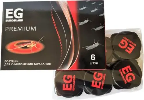 Изображение товара Набор ловушек для насекомых Euroguard От тараканов (6шт)