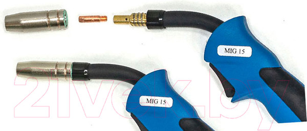 Изображение товара Горелка сварочная AURORA Euro MIG 15 Air Cool / 12018 (4м)