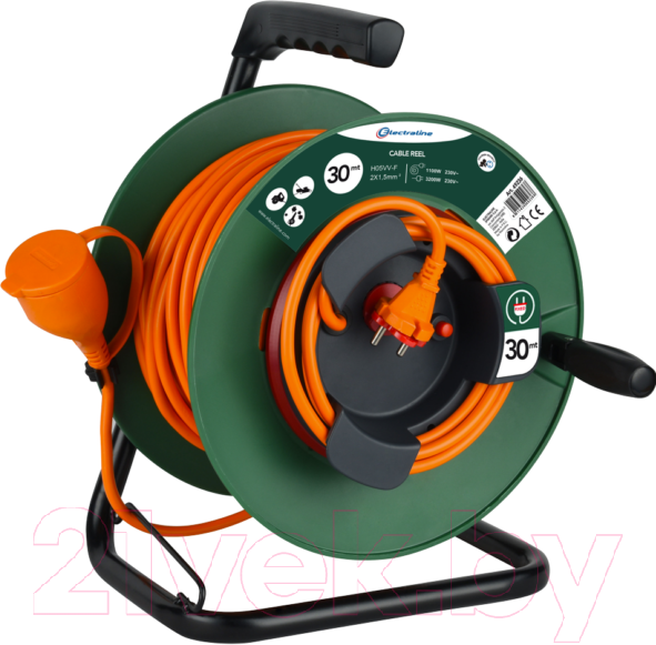 Изображение товара Удлинитель на катушке Electraline 49236 (30м)