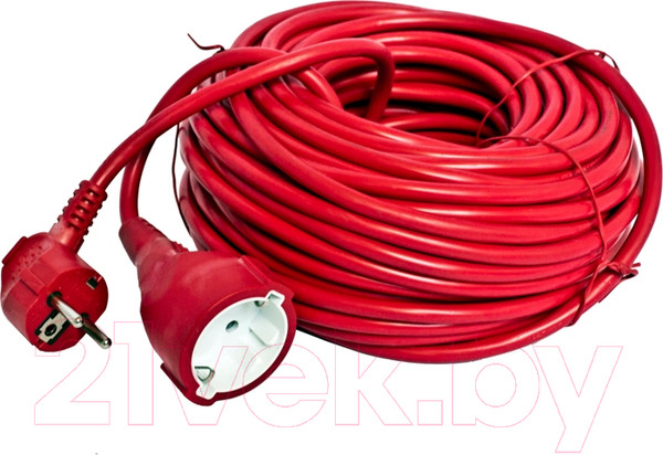 Изображение товара Удлинитель Electraline 01630 (25м, красный)