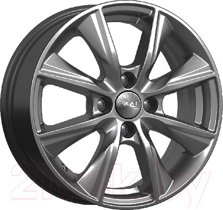 Изображение товара Литой диск SKAD Порту 15x6" 4x100мм DIA 60.1мм ET 50мм Графит