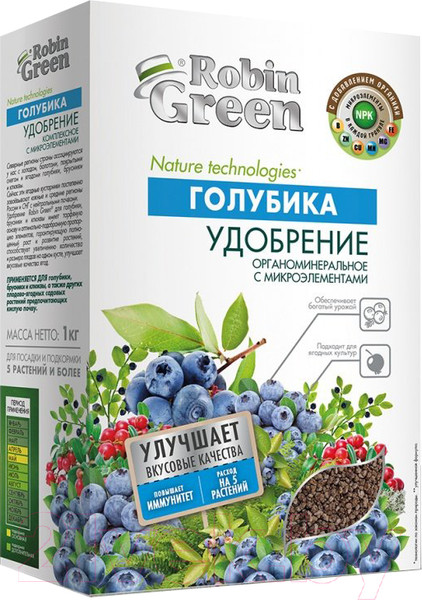 Изображение товара Удобрение No Brand Robin Green. Для голубики (1кг)