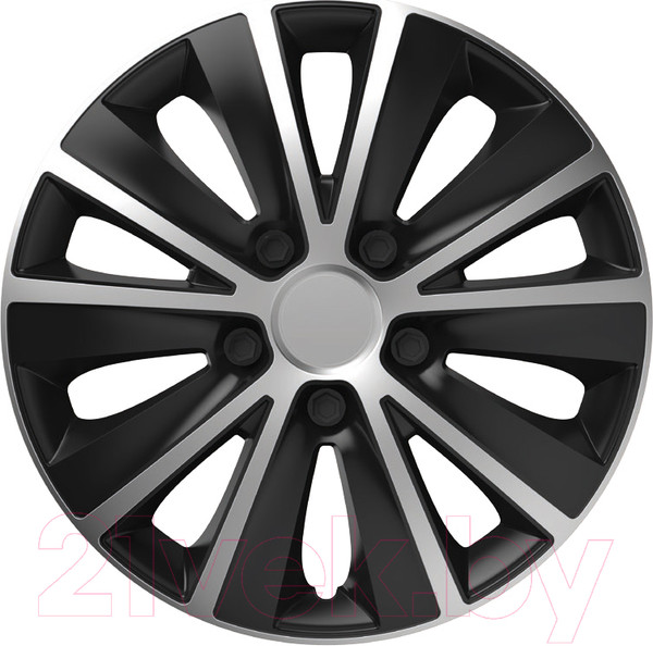 Изображение товара Набор колпаков VERSACO Rapide 15" / 15RAPIDESB (4шт, серебристый/черный)