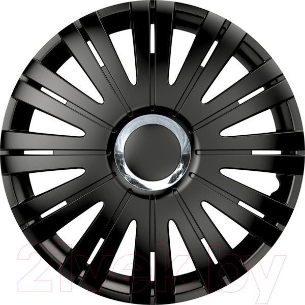Изображение товара Набор колпаков VERSACO Active RC 15" / 15ACTIVERCB (4шт, черный/хром)