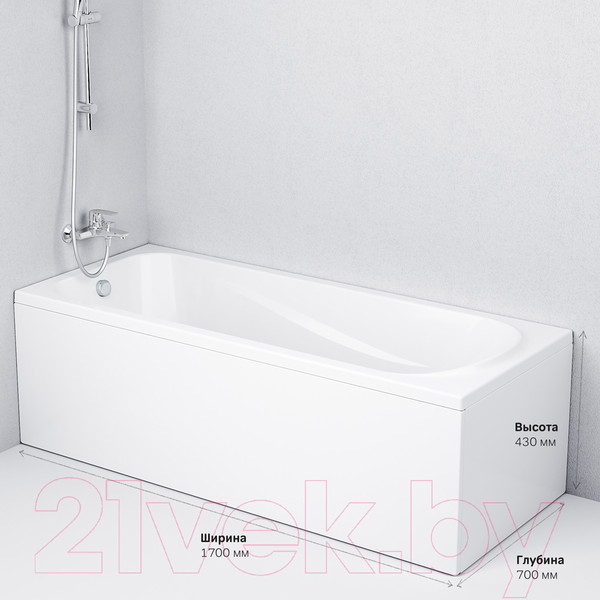 Изображение товара Ванна акриловая AM.PM Sense W76A-170-070W-A