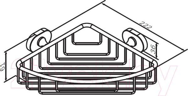 Изображение товара Полка для ванной AM.PM Sense L A7434800