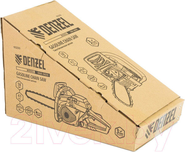 Изображение товара Бензопила цепная Denzel DGS-5820 (95235)