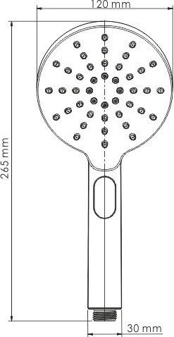 Изображение товара Лейка ручного душа Wasserkraft A127