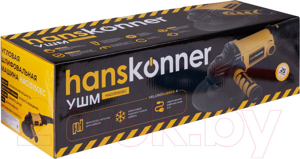 Изображение товара Угловая шлифовальная машина Hanskonner HAG15150EC