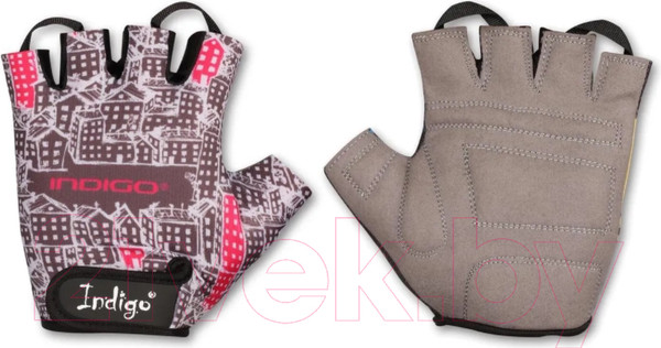 Изображение товара Велоперчатки Indigo Sport City / IN176 (L, серый)