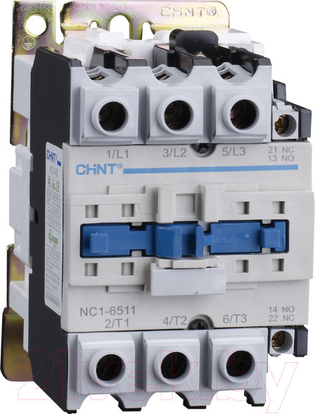 Изображение товара Контактор Chint NC1-6511 65А 400В/АС3 1НО+1НЗ 50Гц (R) / 222729