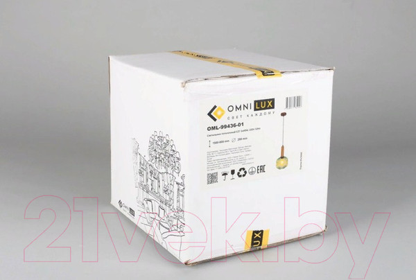 Изображение товара Потолочный светильник Omnilux Triscina OML-99436-01