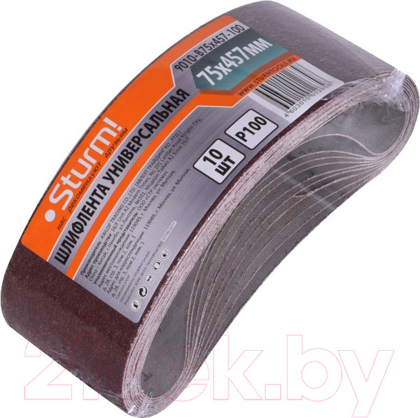 Изображение товара Набор шлифлент Sturm! 9010-B75x457-100