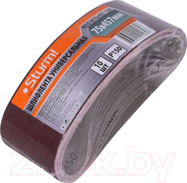 Изображение товара Набор шлифлент Sturm! 9010-B75x457-150