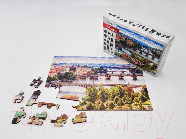 Изображение товара Пазл Нескучные игры Citypuzzles. Прага / 8270