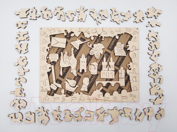 Изображение товара Пазл Нескучные игры Citypuzzles. Прага / 8270