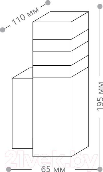 Изображение товара Бра уличное Feron DH0806 / 41153