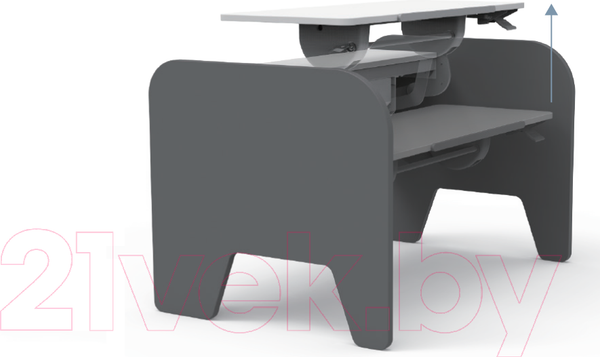 Изображение товара Парта Comf-Pro Elephant Desk (белый/серый)