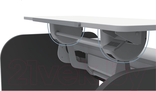 Изображение товара Парта Comf-Pro Elephant Desk (белый/серый)