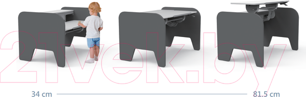 Изображение товара Парта Comf-Pro Elephant Desk (белый/серый)