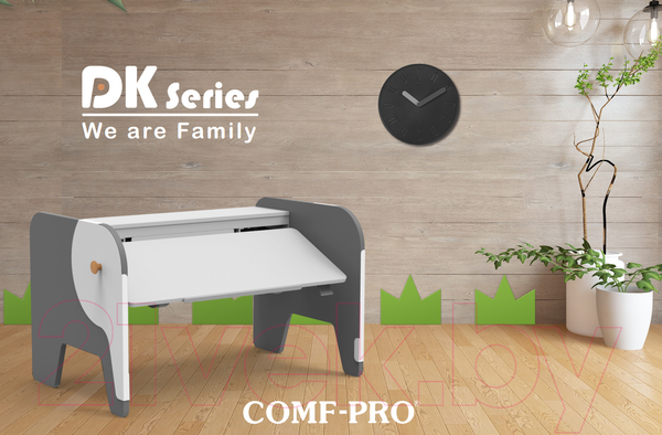 Изображение товара Парта Comf-Pro Elephant Desk (белый/серый)