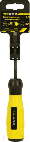 Изображение товара Отвертка Hanskonner HK1040-16-SL5-75