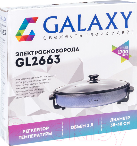 Изображение товара Электрическая сковорода Galaxy GL 2663