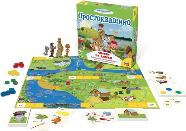 Изображение товара Развивающая игра Звезда Простоквашино. Читаем по слогам / 8696