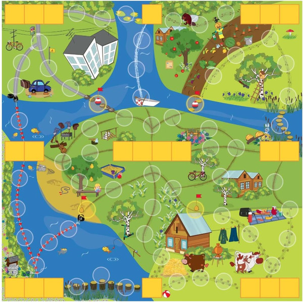 Изображение товара Развивающая игра Звезда Простоквашино. Читаем по слогам / 8696