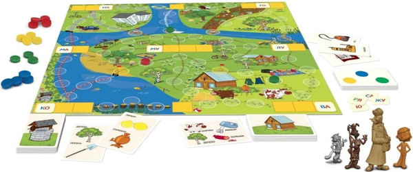 Изображение товара Развивающая игра Звезда Простоквашино. Читаем по слогам / 8696