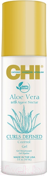 Изображение товара Гель для укладки волос CHI Aloe Vera With Agave Nectar для контроля и укладки кудр. волос (147мл)