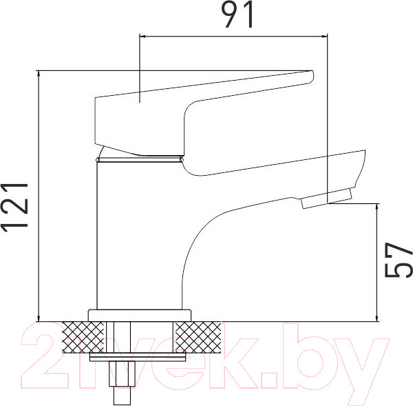 Изображение товара Смеситель Gross Aqua Vista 6255267C