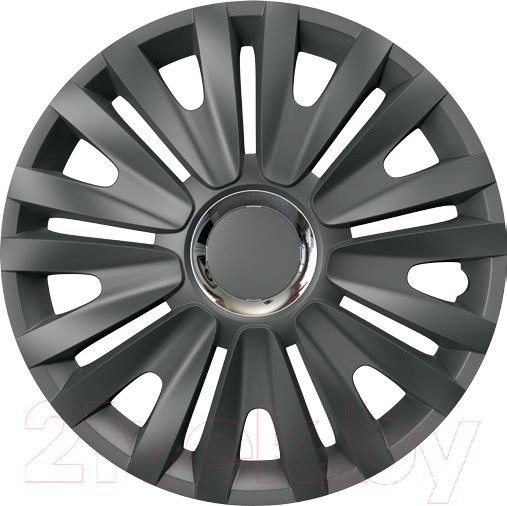 Изображение товара Набор колпаков VERSACO Royal RC 16" / 16ROYALRCG (4шт, графит/хром)
