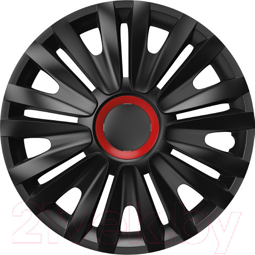 Изображение товара Набор колпаков VERSACO Royal RR 16" / 16ROYALRRB (4шт, черный/красный)