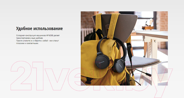 Изображение товара Беспроводные наушники Panasonic RB-HF420BGEA