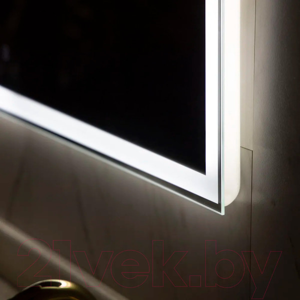 Изображение товара Зеркало Пекам Greta 100x80 / greta-100x80s (с подсветкой и сенсором на прикосновение)