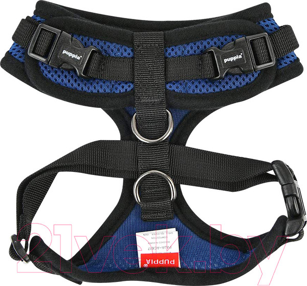 Изображение товара Шлея-жилетка для животных Puppia Ritefit Harness / PAJA-AC617-RB-S (синий)