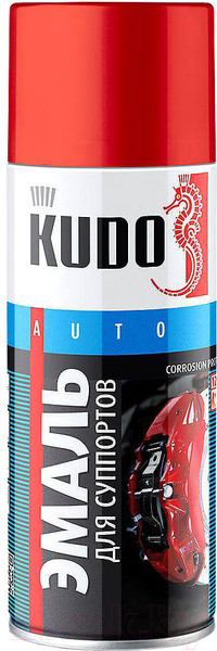 Изображение товара Эмаль автомобильная Kudo KU5214 (черный, 520мл)